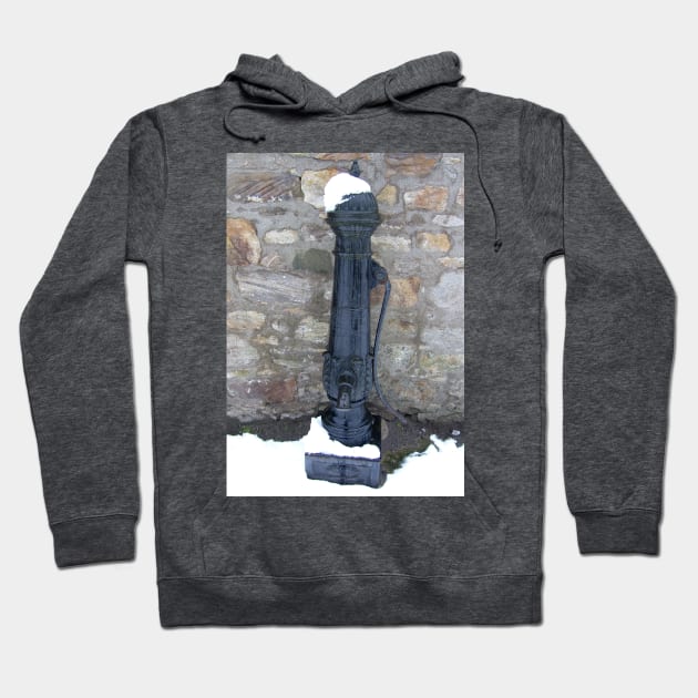 The old hand pump at Blackness Hoodie by tomg